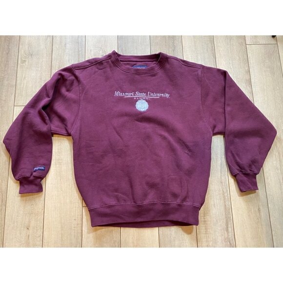 VTG Jansport Missouri State University College Sweatshirt Crewneck Womens Small - Picture 1 of 6